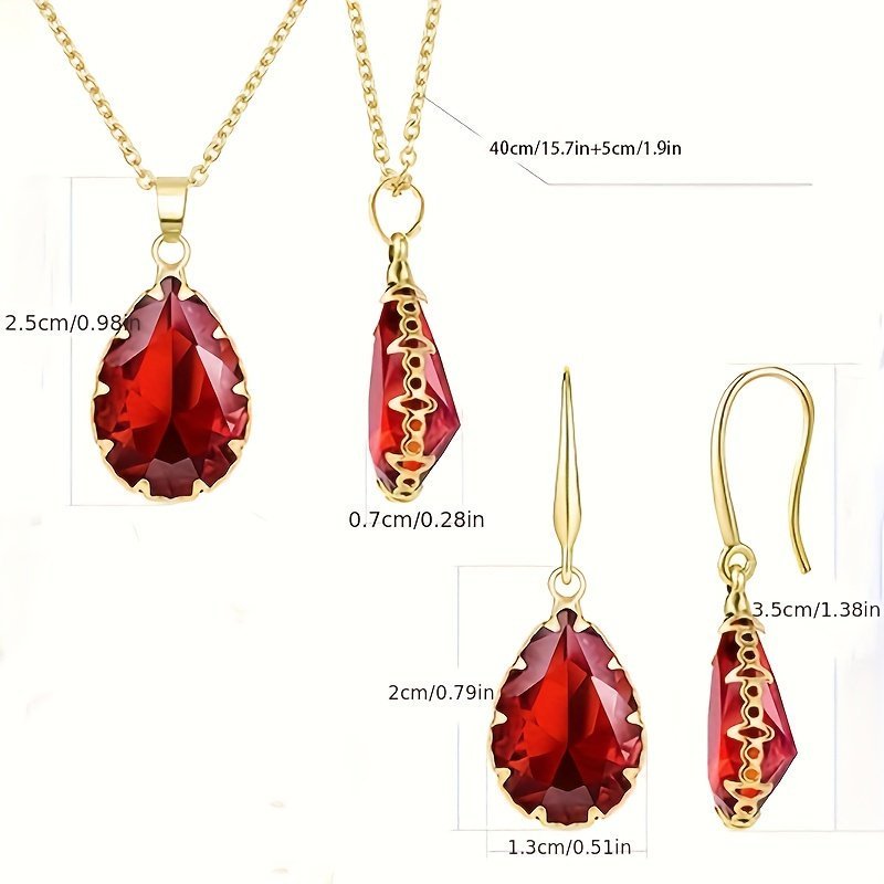 Women's Crystal Jewelry Set Demandx