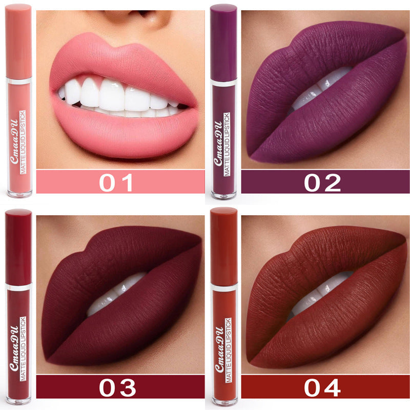 Women's Non-stick Cup Waterproof Matte Lipstick Demandx