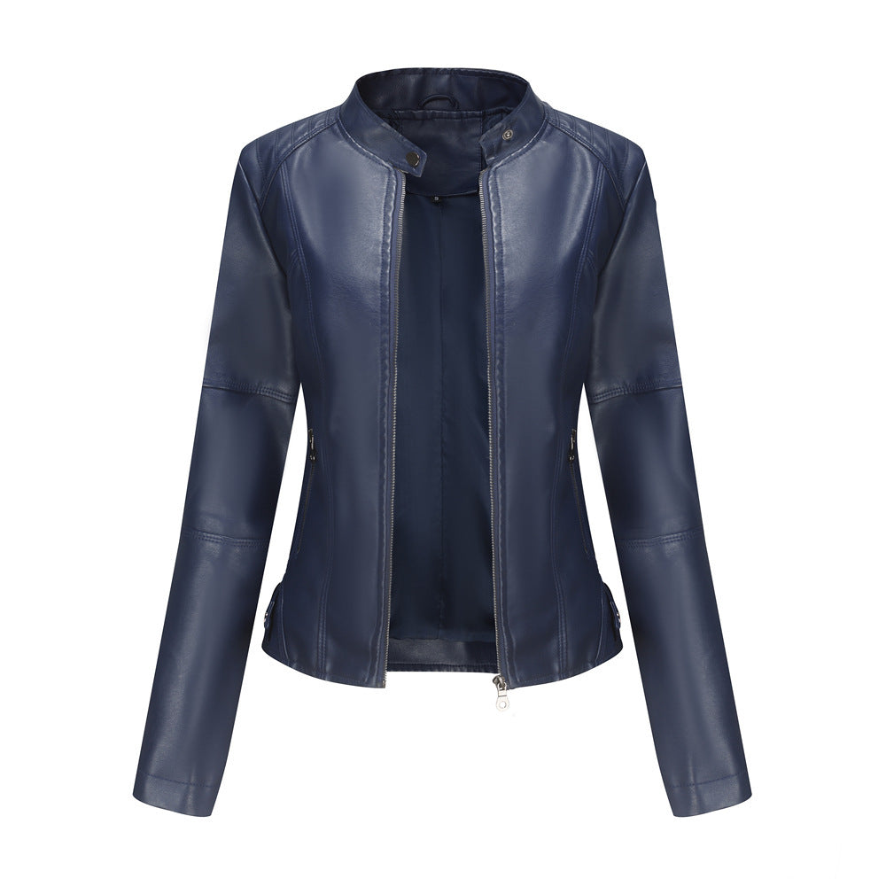 European And American Women's Leather Jackets Demandx