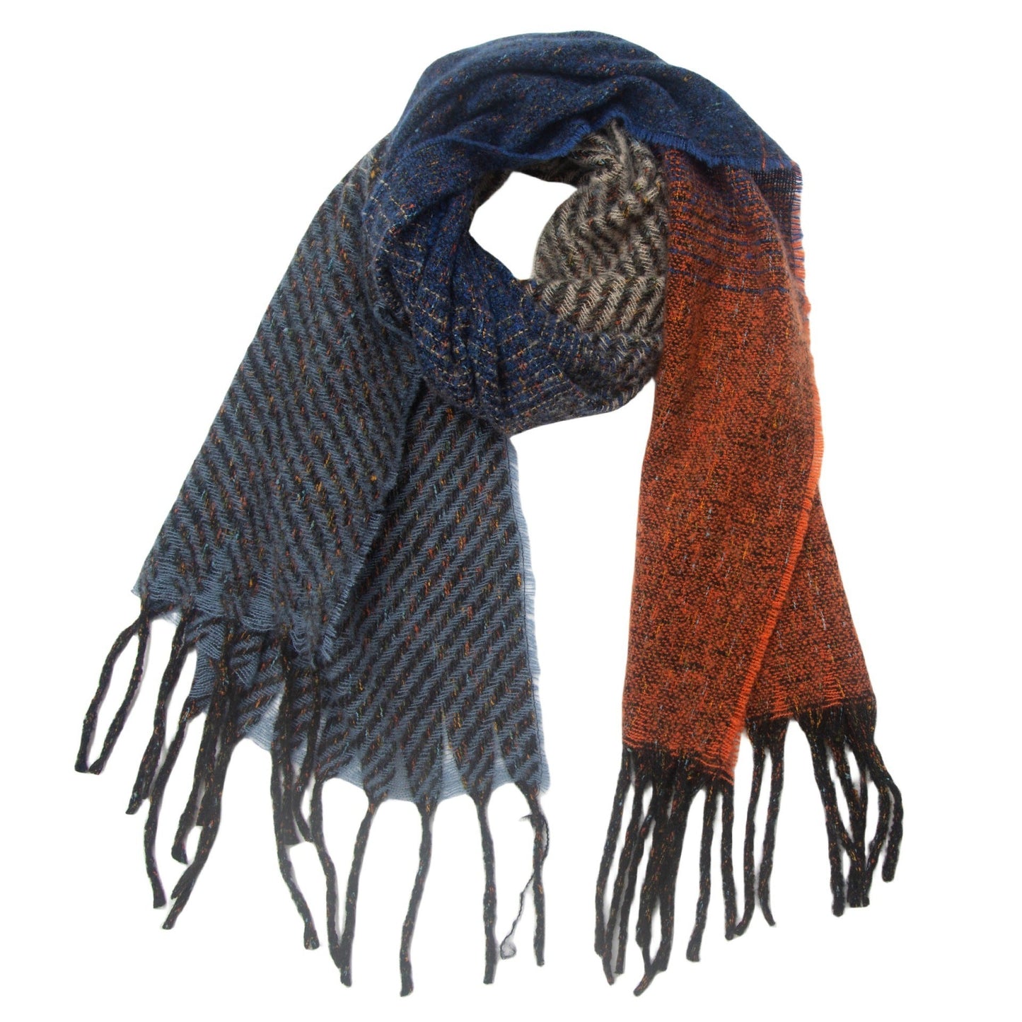 Men Women Gradient Scarf Shawl Demandx