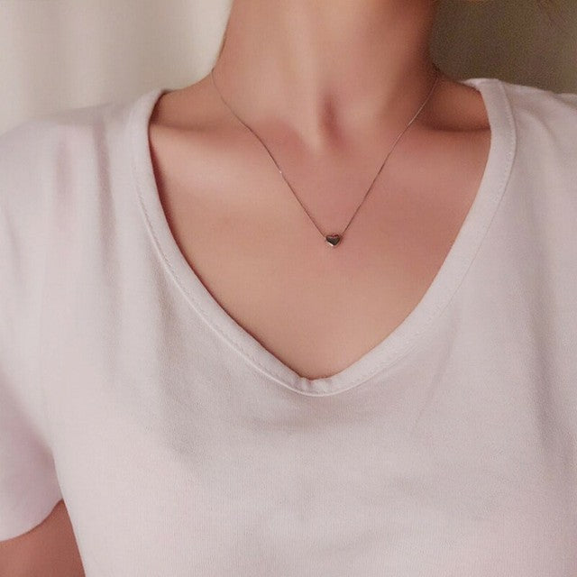 Fashion Simple Heart-shaped Clavicle Chain Demandx