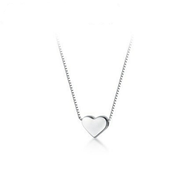 Fashion Simple Heart-shaped Clavicle Chain Demandx