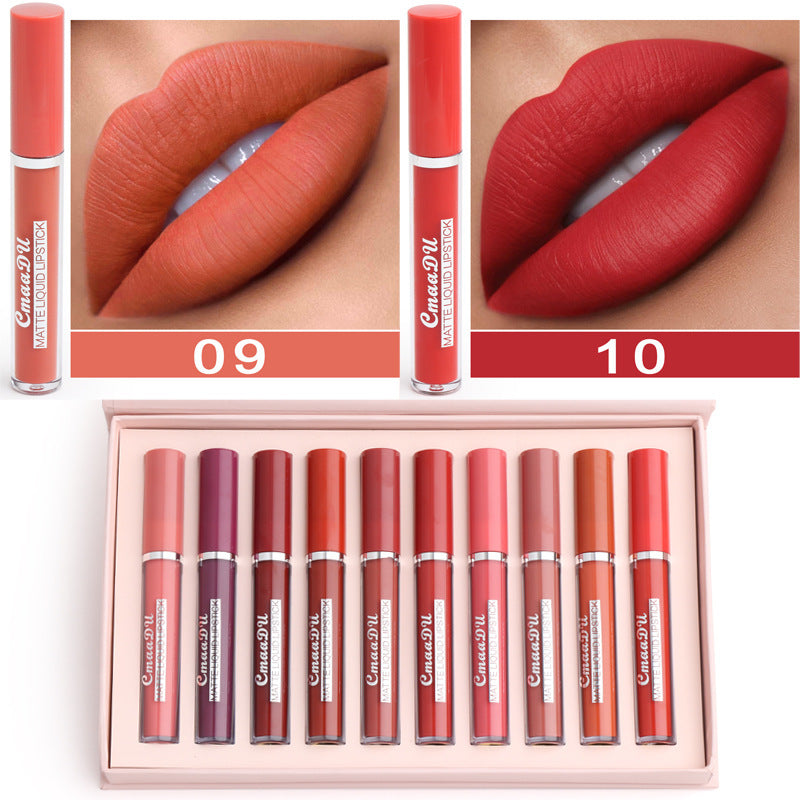 Women's Non-stick Cup Waterproof Matte Lipstick Demandx