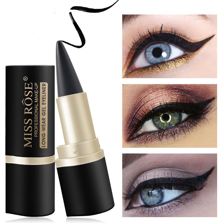 Waterproof Black Eyeliner Liquid Eye Liner Pen Pencil Gel Beauty Makeup Cosmetic Eyelashes Waterproof Eye Liner Makeup Tool Demandx