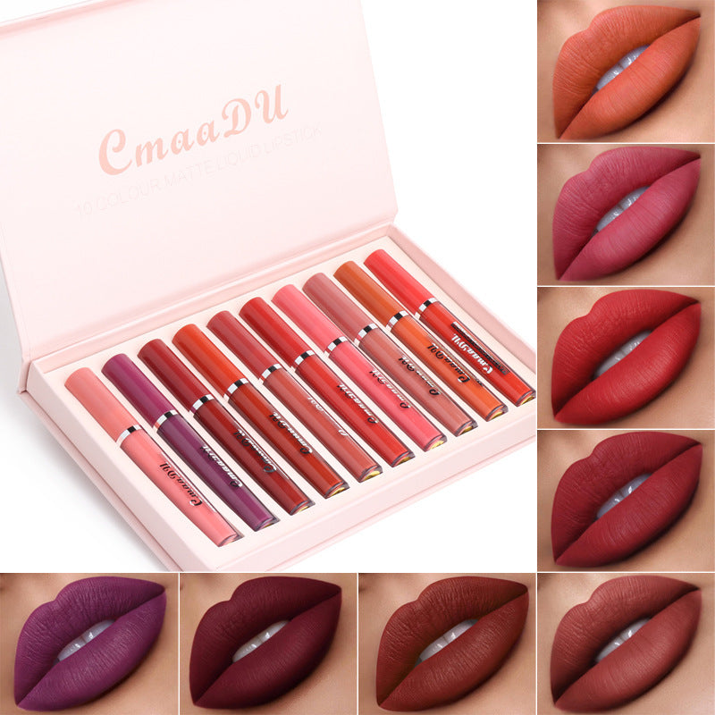 Women's Non-stick Cup Waterproof Matte Lipstick Demandx