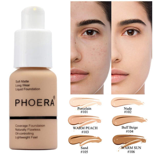 Explosive Press Type Oil Control Natural Color Matte Concealer Foundation Cream Demandx