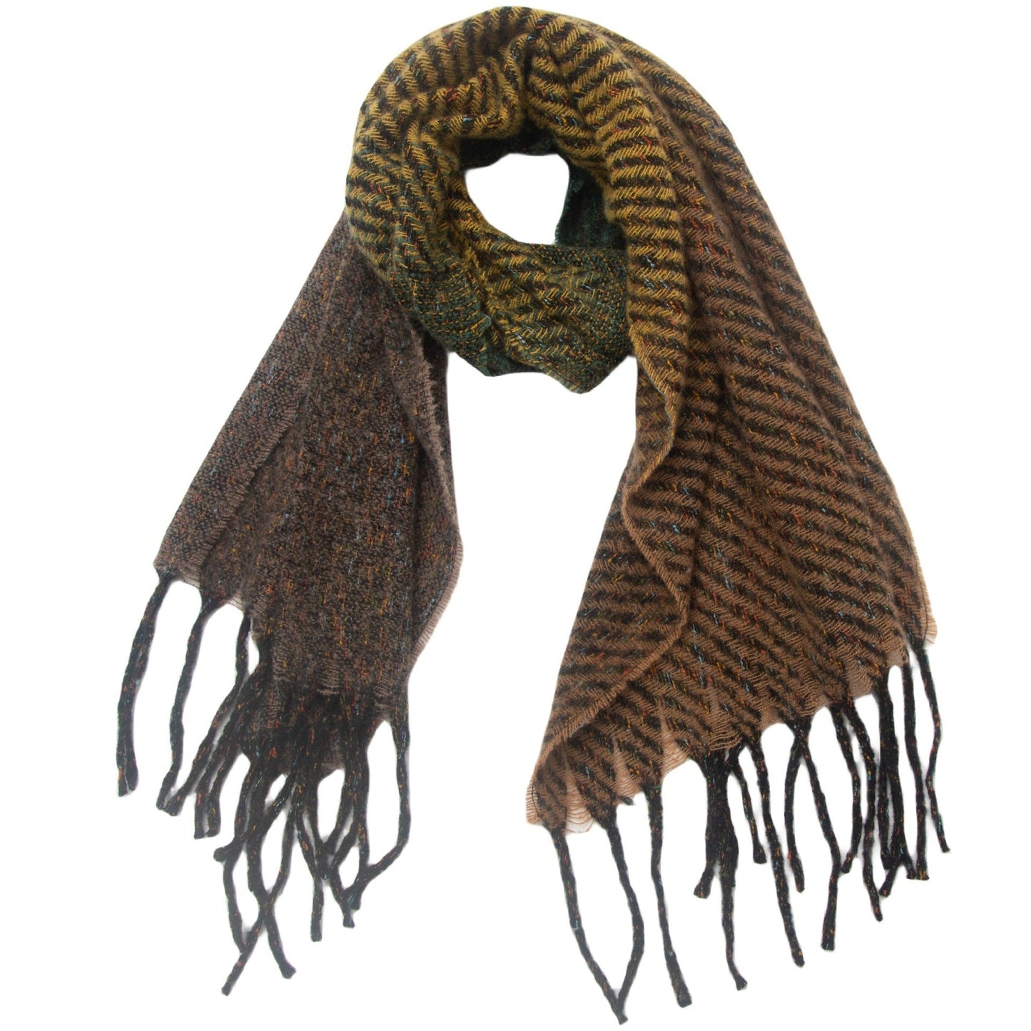 Men Women Gradient Scarf Shawl Demandx