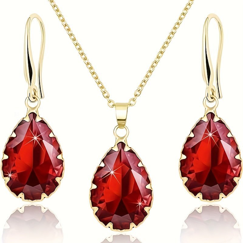 Women's Crystal Jewelry Set Demandx