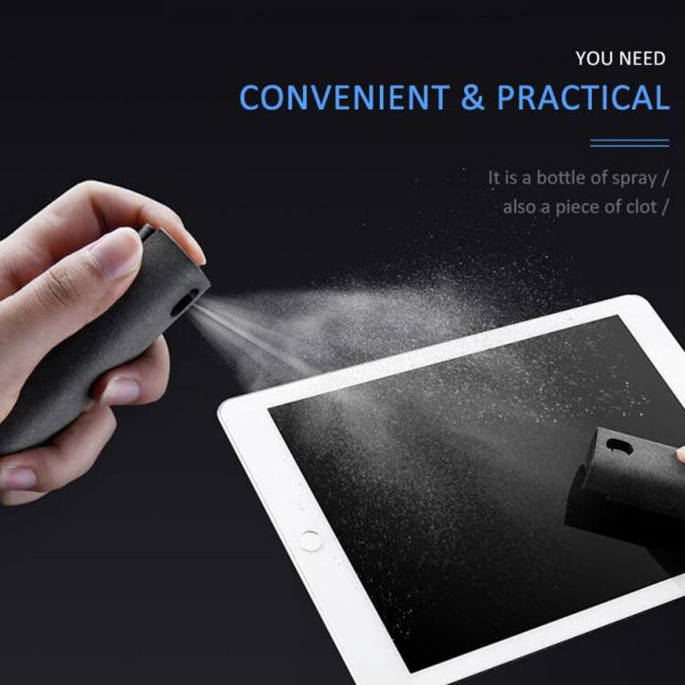 2 In 1 Phone Computer Screen Cleaner Kit For Screen Dust Removal Microfiber Cloth Set Demandx