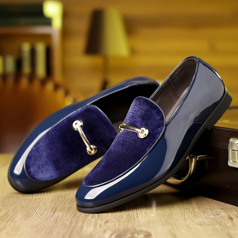 Plus Size Leather Shoes Men's Formal Wear Business Pointed Casual British Demandx