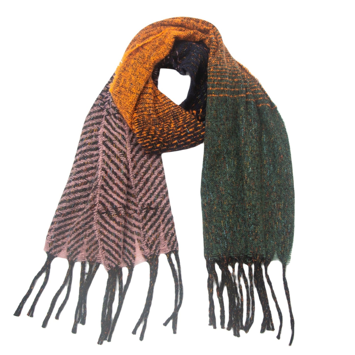 Men Women Gradient Scarf Shawl Demandx