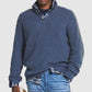 Men's Business Casual Loose Zip Stand Collar Sweater Demandx