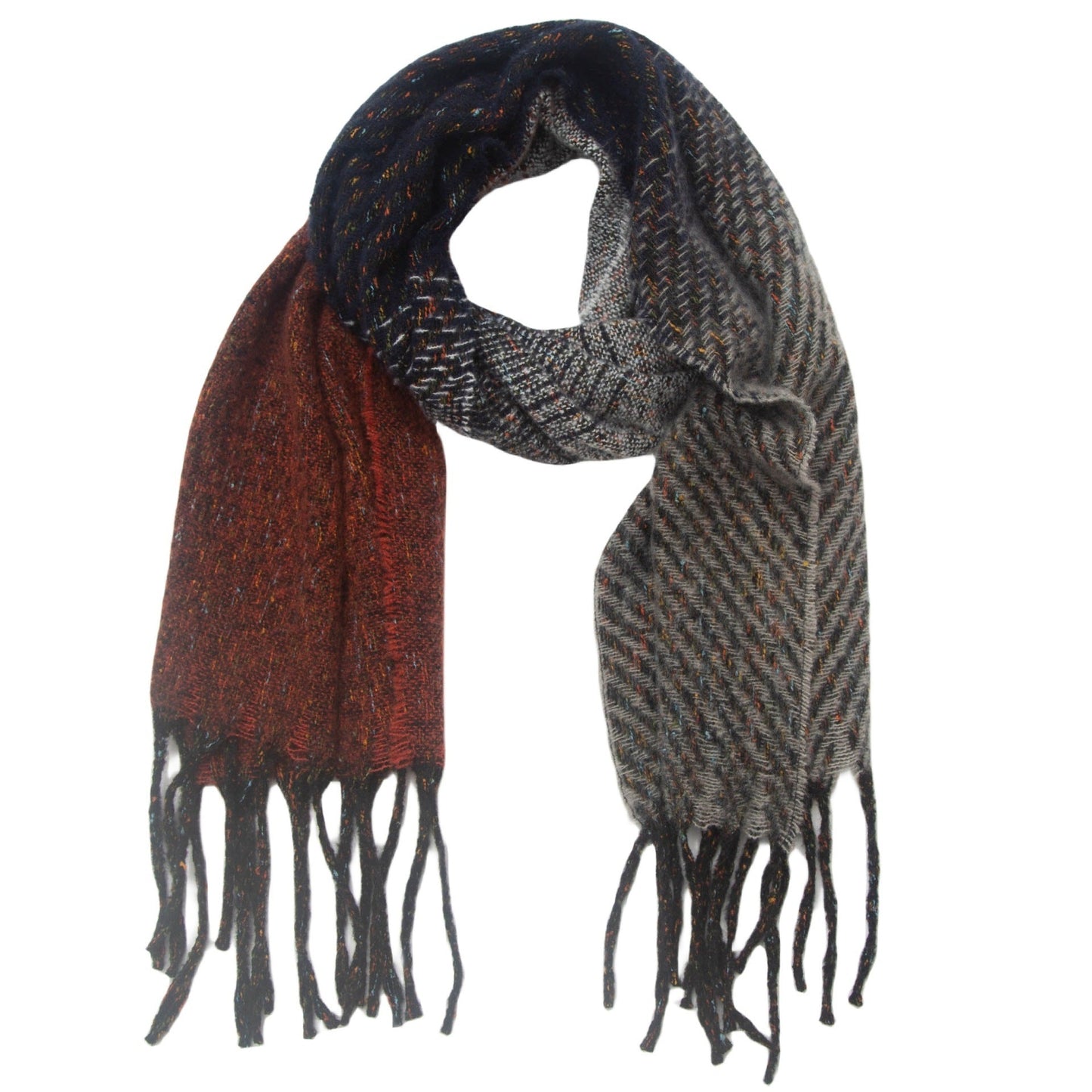 Men Women Gradient Scarf Shawl Demandx