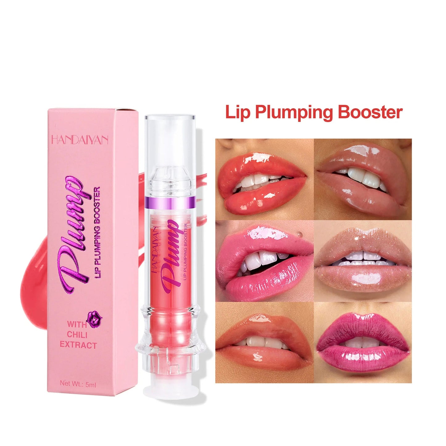 New Tube Lip Rich Lip Color Slightly Spicy Lip Honey Lip Glass Mirror Face Lip Mirror Liquid Lipstick Demandx