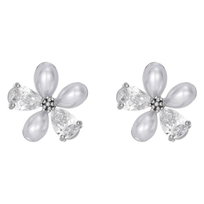 European And American Ins Style Diamond Stud Earrings Niche Design Demandx