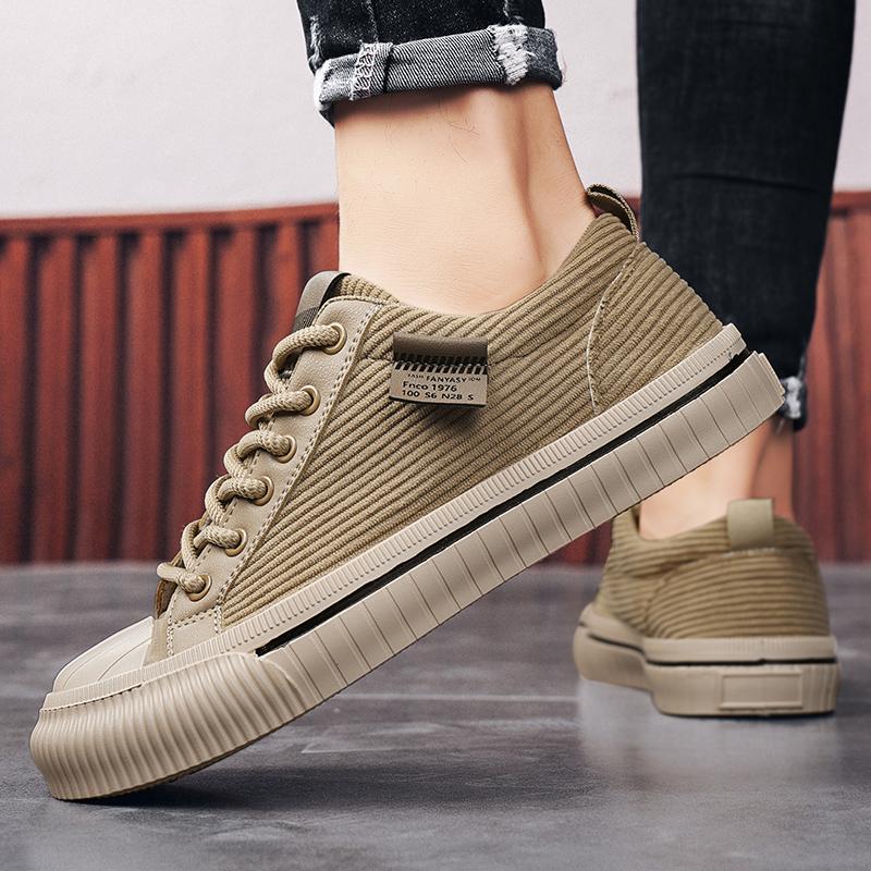 Corduroy Low-top Comfortable Small Casual Shoes Demandx