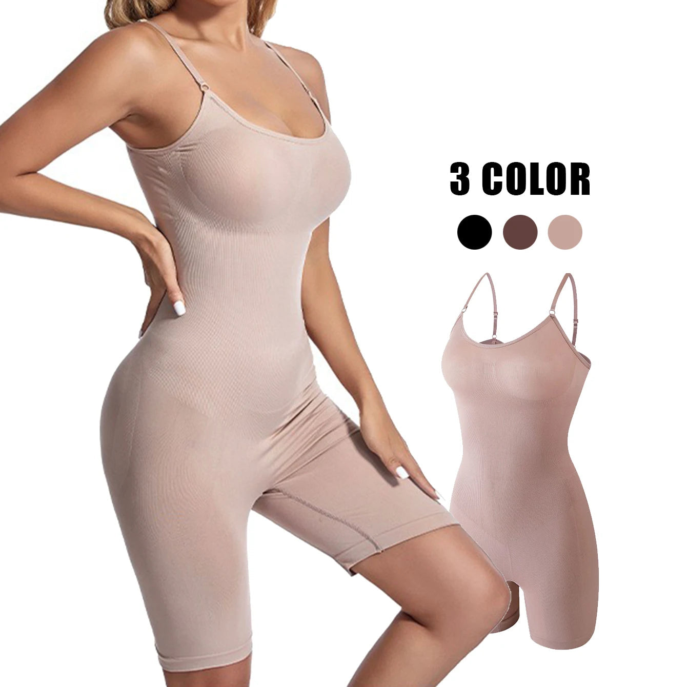 Women Bodysuit Sexy Shapewear Boxer Briefs Tummy Control Full Shaper Slimming Sheath Butt Lifter Thigh Slimmer Abdomen Corset Demandx