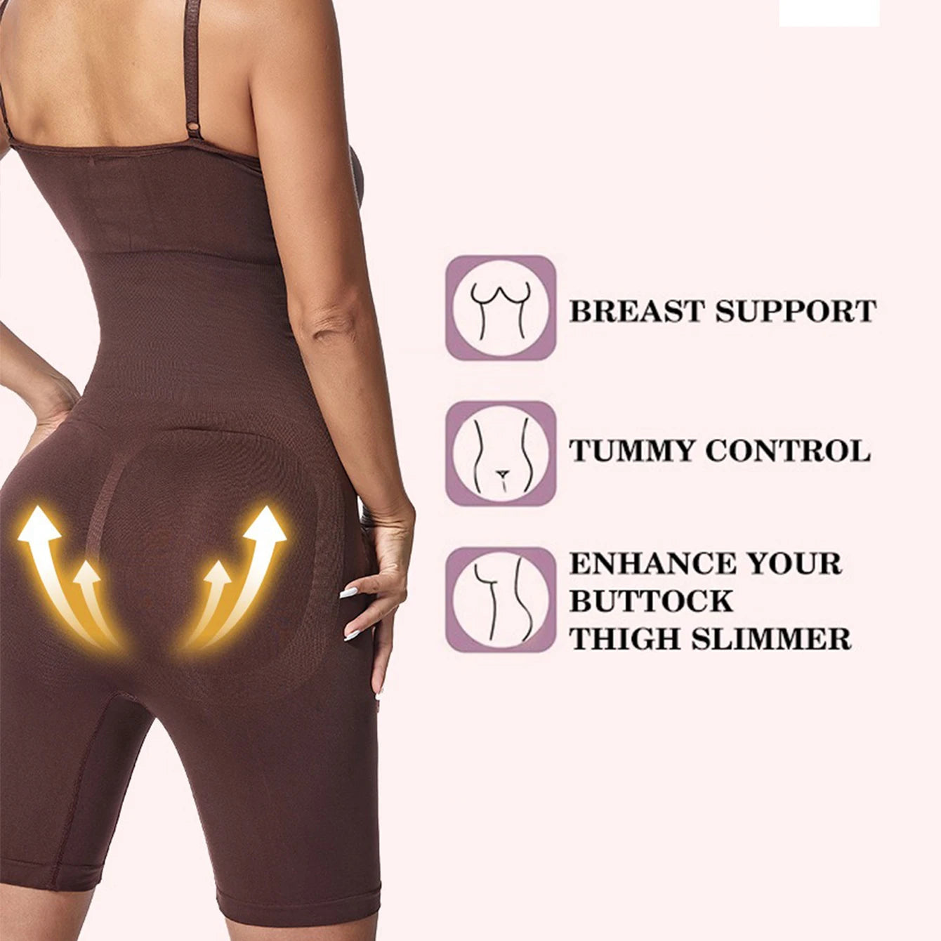 Women Bodysuit Sexy Shapewear Boxer Briefs Tummy Control Full Shaper Slimming Sheath Butt Lifter Thigh Slimmer Abdomen Corset Demandx