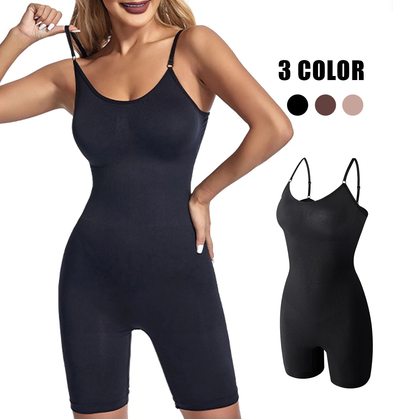 Women Bodysuit Sexy Shapewear Boxer Briefs Tummy Control Full Shaper Slimming Sheath Butt Lifter Thigh Slimmer Abdomen Corset Demandx