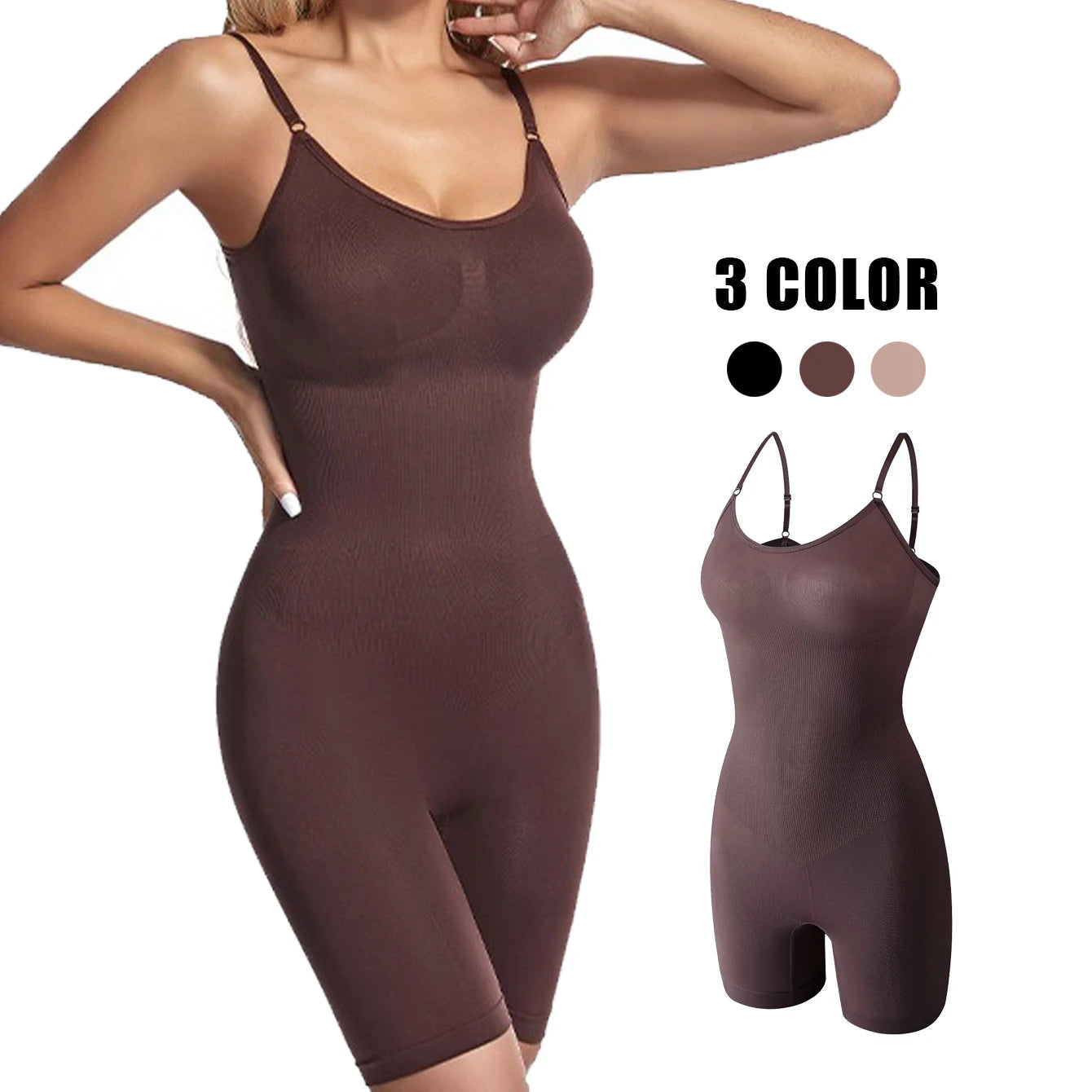 Women Bodysuit Sexy Shapewear Boxer Briefs Tummy Control Full Shaper Slimming Sheath Butt Lifter Thigh Slimmer Abdomen Corset Demandx