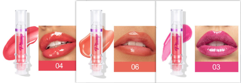 New Tube Lip Rich Lip Color Slightly Spicy Lip Honey Lip Glass Mirror Face Lip Mirror Liquid Lipstick Demandx