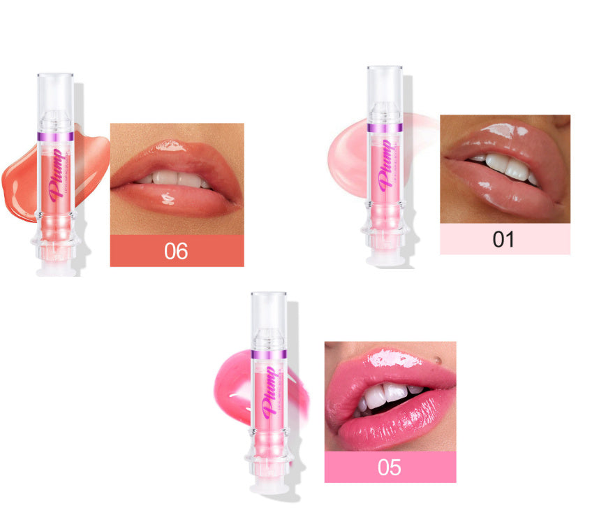 New Tube Lip Rich Lip Color Slightly Spicy Lip Honey Lip Glass Mirror Face Lip Mirror Liquid Lipstick Demandx