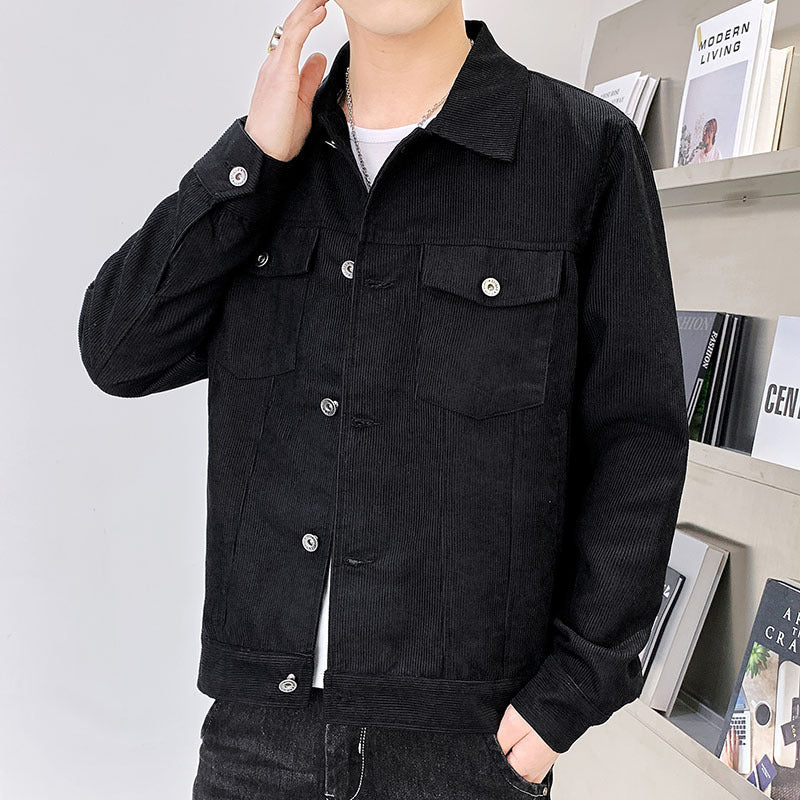 Corduroy Jacket Men's Spring Autumn And Winter Thickened Demandx