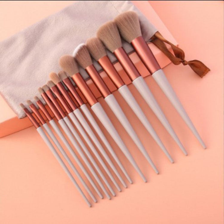 13Pcs Makeup Brush Set Make Up Concealer Brush Blush Powder Brush Eye Shadow Highlighter Foundation Brush Cosmetic Beauty Tools Demandx