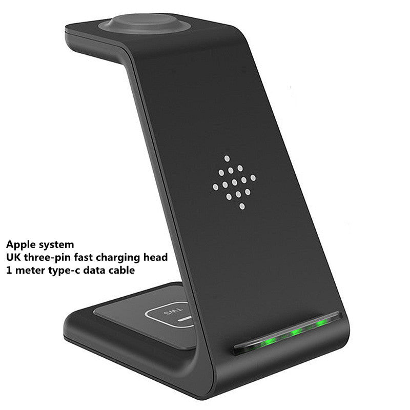 3 In 1 Fast Charging Station Wireless Charger Stand Wireless Quick Charge Dock For Phone Holder Demandx