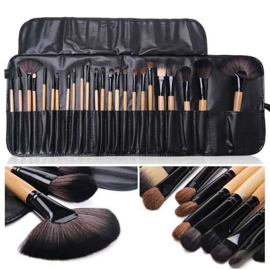 Gift Bag Of 24 Pcs Makeup Brush Sets Professional Cosmetics Brushes Eyebrow Powder Foundation Shadows Pinceaux Make Up Tools Demandx