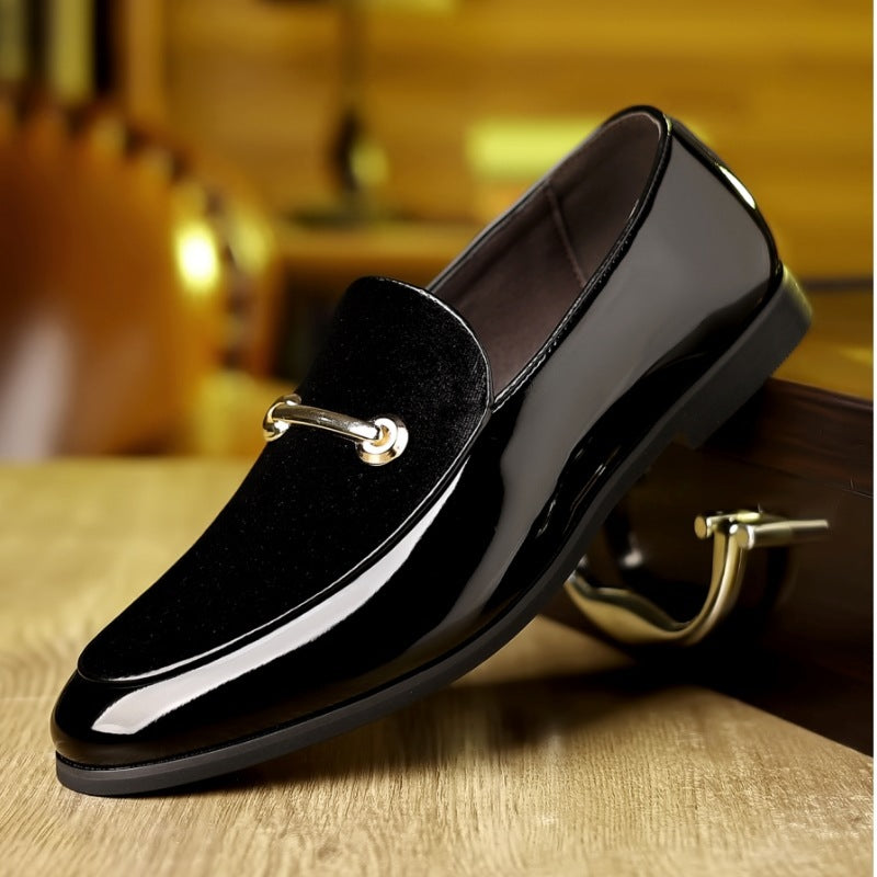 Plus Size Leather Shoes Men's Formal Wear Business Pointed Casual British Demandx