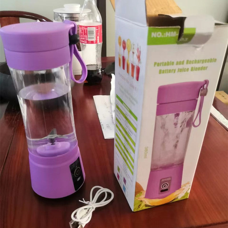 Portable Blender With USB Rechargeable Mini Kitchen Fruit Juice Mixer Home Simple Portable Electric Mini Juicer Demandx