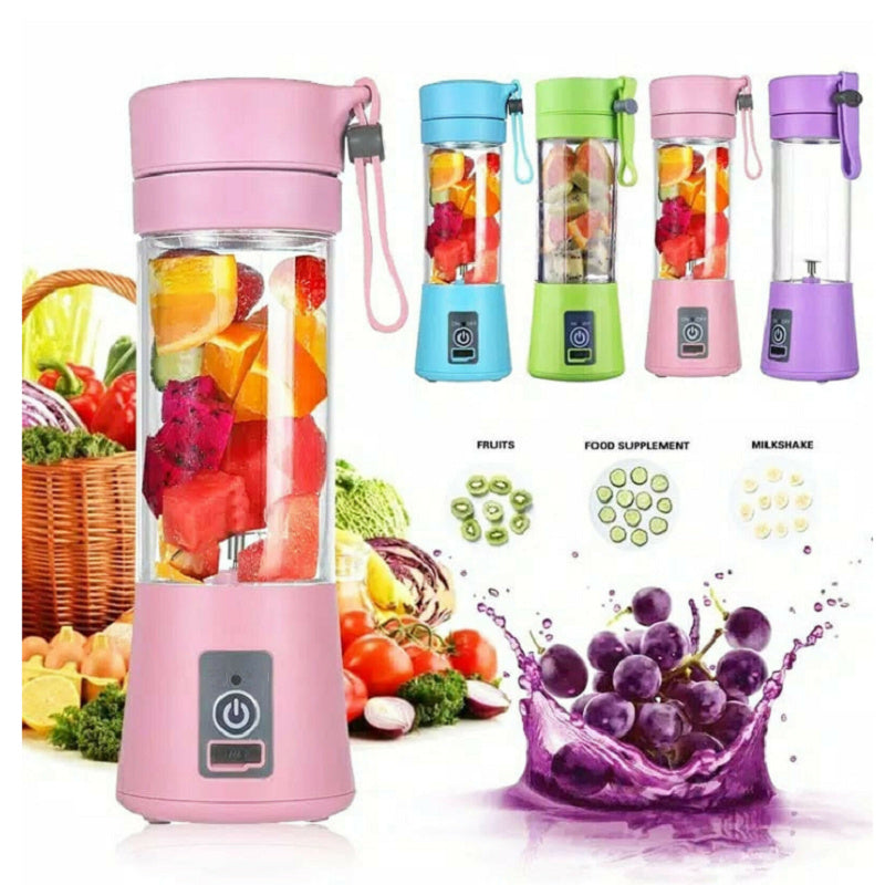 Portable Blender With USB Rechargeable Mini Kitchen Fruit Juice Mixer Home Simple Portable Electric Mini Juicer Demandx