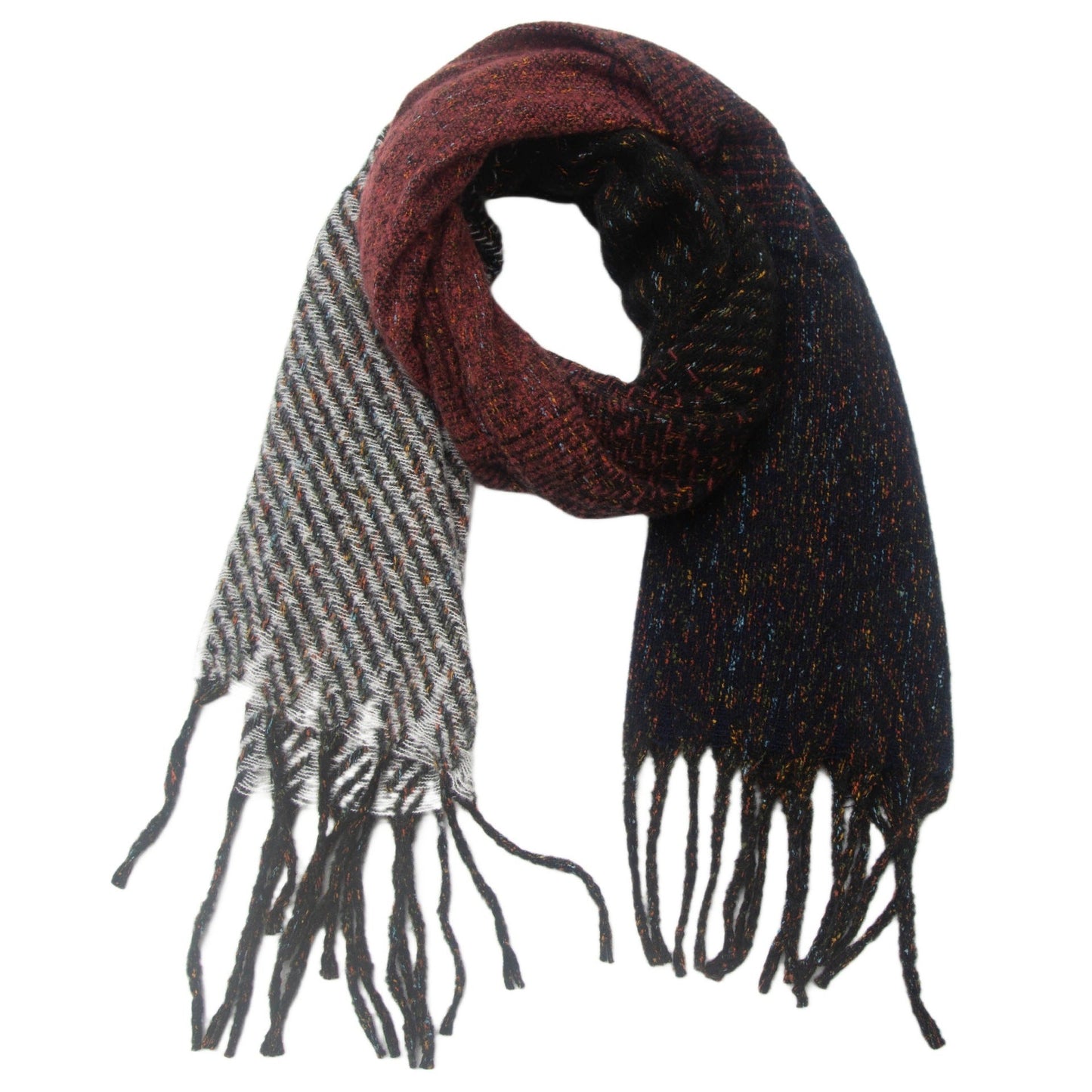 Men Women Gradient Scarf Shawl Demandx