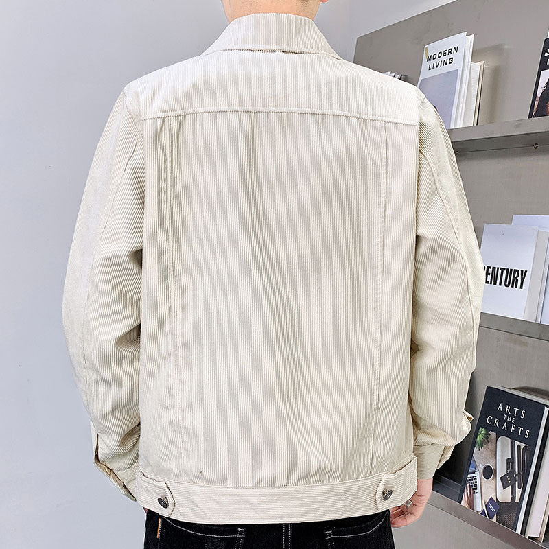 Corduroy Jacket Men's Spring Autumn And Winter Thickened Demandx