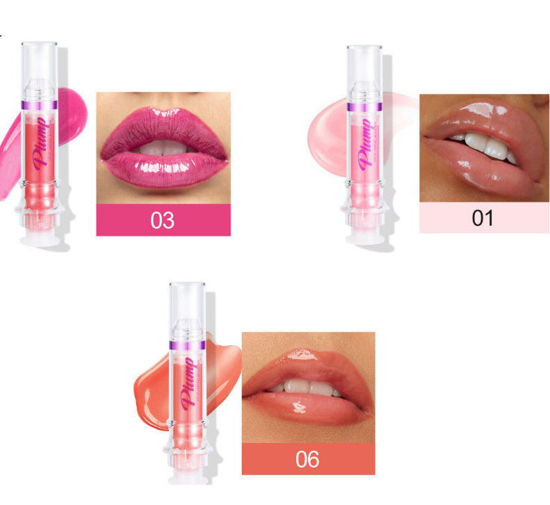 New Tube Lip Rich Lip Color Slightly Spicy Lip Honey Lip Glass Mirror Face Lip Mirror Liquid Lipstick Demandx