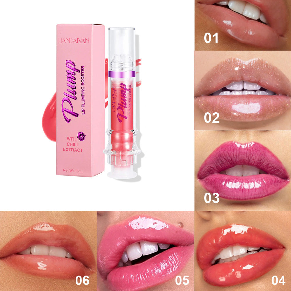 New Tube Lip Rich Lip Color Slightly Spicy Lip Honey Lip Glass Mirror Face Lip Mirror Liquid Lipstick Demandx